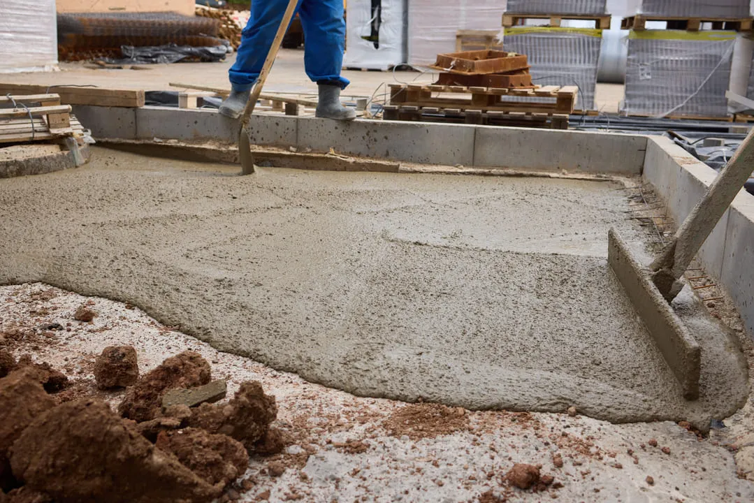 Concreto usinado para contrapiso
